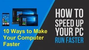how to make your computer run faster