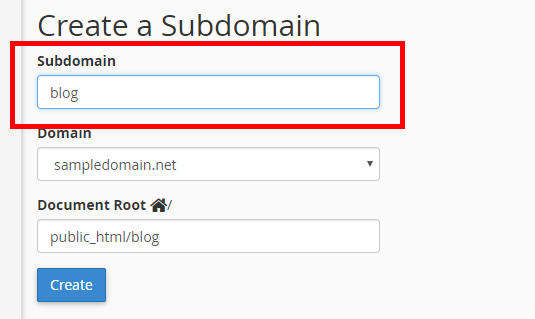 Steps to Add Subdomain in cPanel