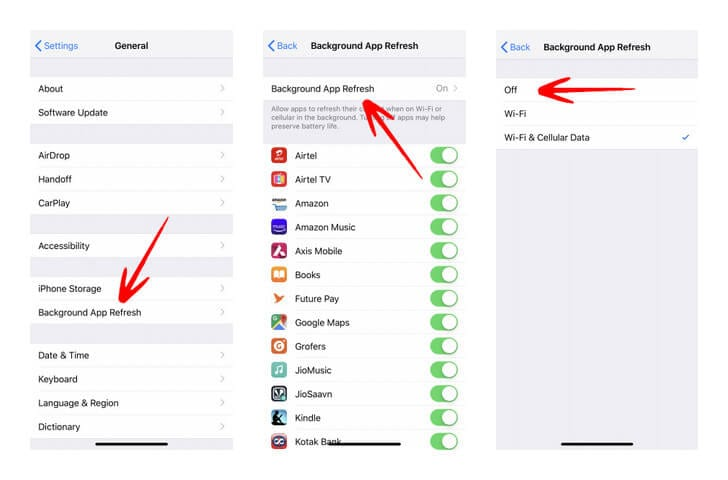 Tips to quickly fix iphone battery drain